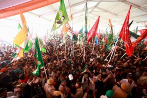 Ara Rally | आरा की रैली में गरजे अखिलेश यादव, कहा – “अबकी बार बिहार से बीजेपी बाहर”